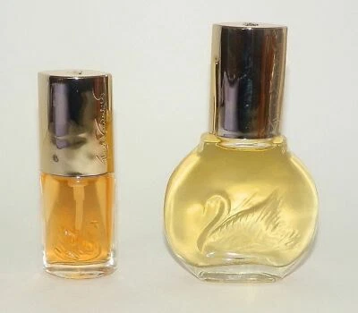 2 botellas de cisne salpicaduras en aerosol Gloria Vanderbilt de 0,3 y 1 OZ EDT Foto 1 de 2
