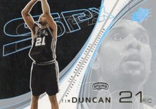 1992-93 UPPER DECK SPX TIM DUNCAN #74 SPURS