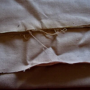 90cm x 94cm Vintage Cotton Sewing Fabric 1950s Retro Solid Mocha Brown - Picture 1 of 3