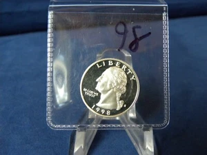 1998 S Proof Silver Washington Quarter Fresh From Proof Sets - Picture 1 of 2