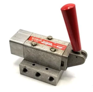 Schrader Bellows 53081-4000 Pneumatic Valve W/ Lever and Manifold - Picture 1 of 3