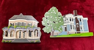 Two SHEILA'S COLLECTIBLES 1996 Pine Crest  & Chestnut House - Picture 1 of 7