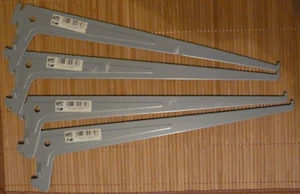 4 St.element system regalträger 35 cm Bohnacker silbergrau - Bild 1 von 1