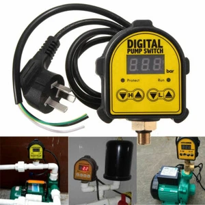 Automatic Digital Pressure Controller ON OFF Switch 220V For Water Air Gas Pump - Imagen 1 de 8