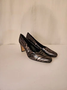 Jazz Black & Silver Pumps Women's Size 12 - Picture 1 of 7