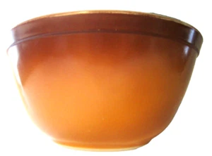 Vintage Pyrex Old Orchard 402 Brown Ombre Mixing Bowl 1-1/2 QT - Picture 1 of 12