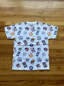 RARE Vtg Retro DISNEY MICKEY MOUSE World Countries T-SHIRT MED USA Japan France - Picture 1 of 10