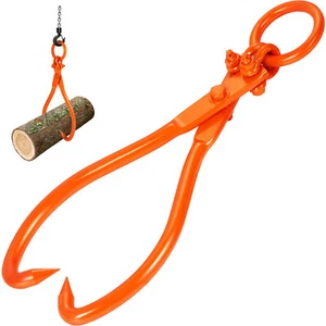 VEVOR Log Skidding Tongs 18 inch 2 Claw Log Lifting Tongs Heavy Duty 772 lbs - Picture 1 of 12