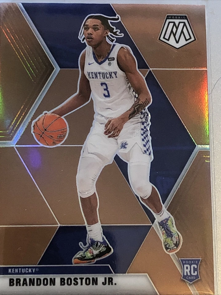 Brandon Boston Jr 2021 Panini Chronicles Draft Bronze Mosaic Rookie Kentucky - Image 1 of 1