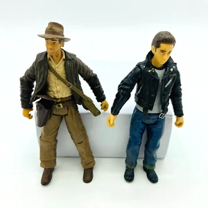 Indiana Jones & Mutt Williams 3.75" Action Figures by Hasbro 2007 Crystal Skull - Picture 1 of 19