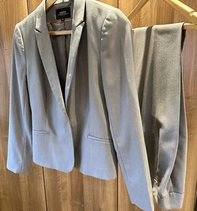 Ladies Grey 2 Piece Trouser Suit, Papaya, Size 10 (28) - Picture 1 of 10