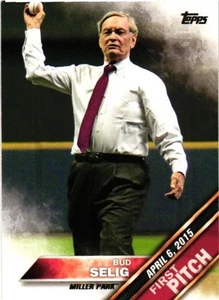 2016 Topps First Pitch Bud Selig Baseballkarte #FP-12 - Bild 1 von 2