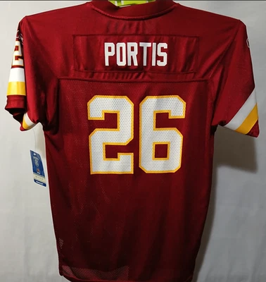 Camiseta deportiva RARA🚫Nombre del equipo prohibido🚫2000 Clinton Portis Redskins XL JUVENIL CON ETIQUETAS Foto 1 de 4