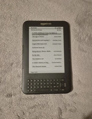 Amazon Kindle Keyboard (3rd Generation) 4 GB, Wi-Fi (Unlocked) new battery - Image 1 of 3