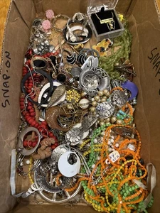 Lot Of Jewelry Earrings - Butterfly Necklace With Real Diamond  - Picture 1 of 10