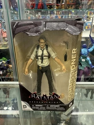 2015 DC Direct Toys 蝙蝠侠阿卡姆骑士专员戈登 7 英寸可动人偶!!! — 第 1/4 张图片