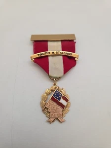 United Daughters Of Confederacy Gold Filled Pin Timothy W.Stallings 1961-1965 - Picture 1 of 9