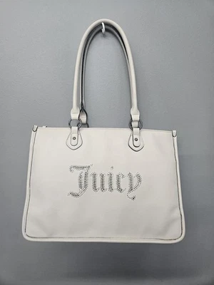 Bolso de Hombro Juicy Couture Cristal Logo Blanco Dos en Uno SIN SEGUNDO BOLSO Foto 1 de 4