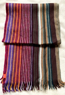 Echarpe en laine "Hugo Boss" 40cm x 160cm scarf 401125 - Photo 1/4