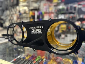 Jvag Cvt Cover Racing Plate Gy6 Chuma 200Efi Aluminium BlK Color Bolt & Spacers - Bild 1 von 1