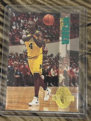 1993 Rare Error Chris “Willie” Webber Classic Four Sport Rookie Card - Image 1 of 2