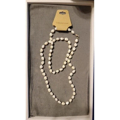 Collar de perlas Coldwater Creek Culture nuevo con etiquetas / MRSP 49,95 Foto 1 de 3