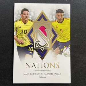2023 Futera Unique James Rodriguez Radamel Falcao Nations Dual Jersey /30 55953 - Picture 1 of 2