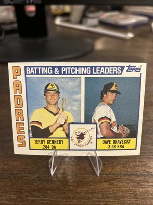 1984 Topps - Team Checklist Terry Kennedy, Dave Dravecky #366 EX Ungraded Card - Image 1 of 2