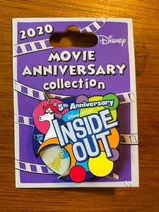 INSIDE OUT Disney Pin MOVIE ANNIVERSARY 2020 SPINS Cast Exclusive LE 1000 New - Picture 1 of 5