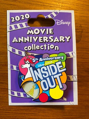 INSIDE OUT Disney Pin MOVIE ANNIVERSARY 2020 SPINS Cast Exclusive LE 1000 New - Image 1 of 4