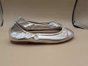 Sam Edelman Girls Size 1 M Felicia Ballet Flats Medallion Gold Leather NEW - Picture 1 of 8