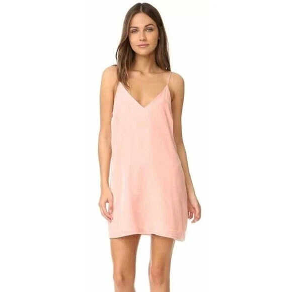 Vestido sin Mandas Amanda Uprichard Kendall Terciopelo Mezcla Seda Talla L Foto 1 de 4