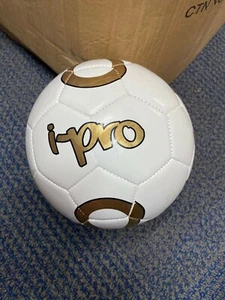 Bola de partido I-Pro Meteor talla 3 blanca/dorada - caja de 3 - Imagen 1 de 1
