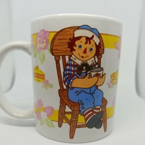 Raggedy Ann & Andy Coffee Mug Cup, Simon & Schuster Inc. by United Media 10oz - Picture 1 of 8
