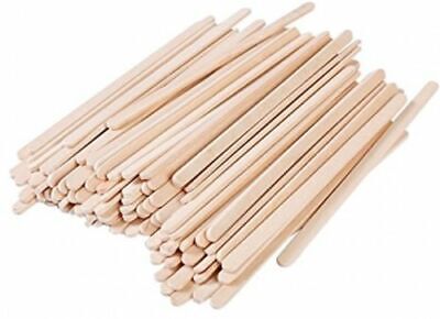 1000 WOODEN STIRRERS 178mm 7  FOR COFFEE TEA  FOR PAPER CUPS HOT DRINKS STICKS • 8.22£