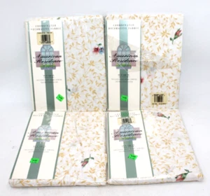 Lot of 4 Charlotte Yellow Fabric 45x108” American Residence Polycotton Sealed - Picture 1 of 8