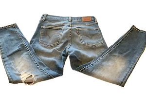 LEVI’S High Rise Skinny Ripped Distress Metal Graffiti Art Damen/Jr Jeans (27) - Bild 1 von 24
