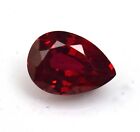 Natural Red Garnet Pear Cut 7.05 Ct Loose Gemstone From Mozambique For Ring Use