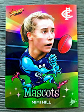 2023 AFL SELECT 'MASCOTS' TRADING CARD - MIMI HILL/BLUES