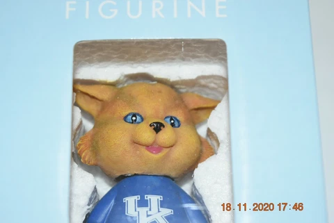 University of Kentucky Wildcats Mascot Bobblehead Figure RARE Cover