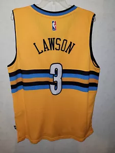 Adidas Swingman 2015-16 NBA Jersey Denver Nuggets Ty Lawson Gold Men's L - Picture 1 of 3
