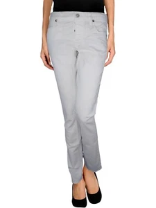 Ralph Lauren Madison Jeans Donna Taglia W27 L34 Bianco Bootcut In Cotone Stretch - Picture 1 of 17