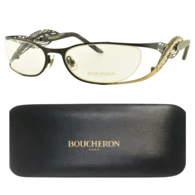 ¡¡NUEVO!! Marco óptico para mujer BOUCHERON BEO 107.05 53-17-125 negro/dorado Foto 1 de 4