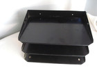 Vintage  Metal   Desk/ Wall  3-Tier  Letter   Tray  Organizer  U.S.A.