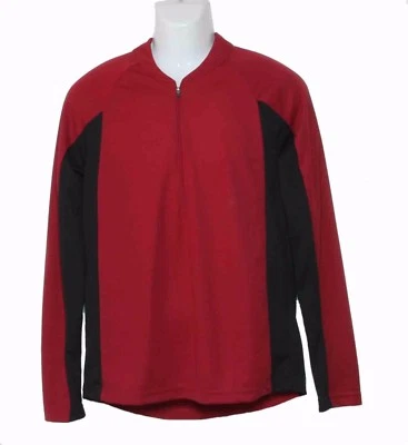 L.L. Camisa Bean Base Layer roja negra talla mediana para hombre Foto 1 de 3