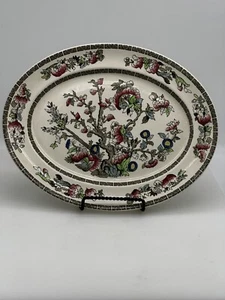 Johnson Bros Brothers *England* INDIAN TREE 12” OVAL PLATTER - Picture 1 of 8