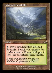 MTG - (Retro) WOODED FOOTHILLS - Modern Horizons 3 (R) - Picture 1 of 1