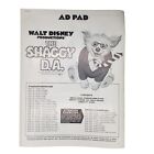 1976 Walt Disney Productions The Shaggy D.A. Ad Pad Memorabilia