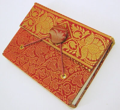 Handmade Blank Grimoire Journal Book Of Shadow Wiccan Pagan Diary Spell Book RED - Image 1 of 4