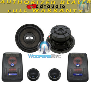 HD-82 CDT AUDIO 8" 2" HIGH-DEFINITION COMPONENT SPEAKER TWEETERS CROSSOVERS